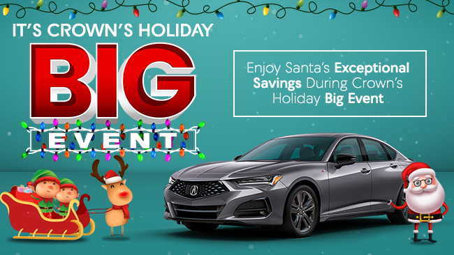 Its Crowns Holiday Big Event - Enjoy Santas Exceptional Savings During Crowns Holiday Big Event