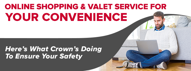 online shopping & valet service for your convenience
