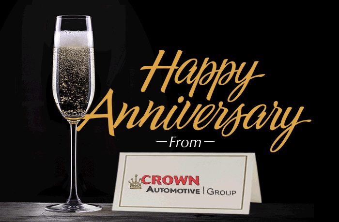 Happy Anniversary From Crown Automotive Group