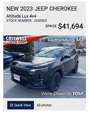 New 2023 Jeep Cherokee Altitude