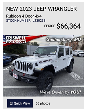 New 2023 Jeep Wrangler Rubicon