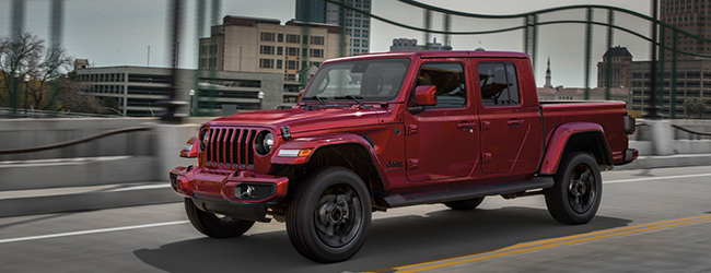 Red 2023 Jeep Gladiator Sport