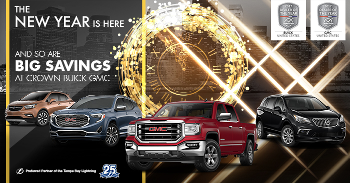 The New Year Is Here And So Are Big Savings At Crown Buick GMC