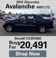 2012 Chevrolet Avalanche 4WD LTZ