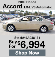 2009 Honda Accord EX-L V6 Automatic