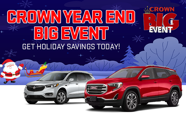 Crown Year End Big Event, Get Holiday Savings Today!
