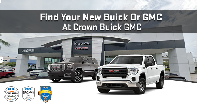 Find your New Buick or GMC at Crown Buick GMC