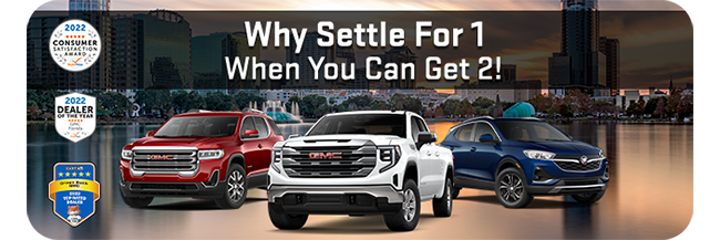 Why Settle For 1 - When You can Get 2 at Crown Buick GMC