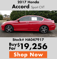 2017 Honda Accord Sport CVT