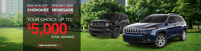 New 2018 Jeep Cherokee or 2017 Jeep Renegade