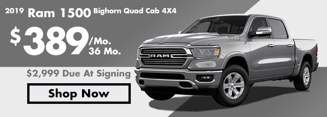 2019 Ram 1500 Bighorn Quad Cab 4X4 