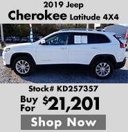 2019 Jeep Cherokee Latitude 4X4