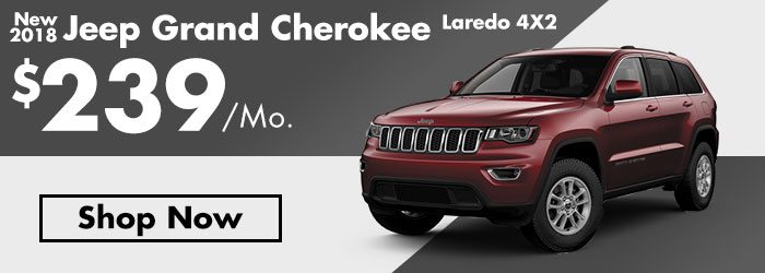 New 2018 Jeep Grand Cherokee Laredo 4X2