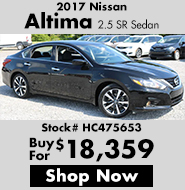 2017 Nissan Altima 2.5 SR Sedan