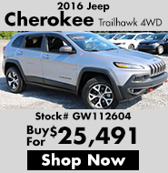 2016 Jeep Cherokee Trailhawk 4WD