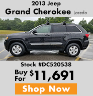 2013 Jeep Grand Cherokee Laredo buy for $11,691
