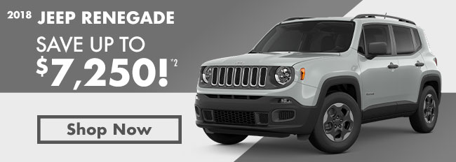 2018 Jeep Renegade, Save up to $7,250
