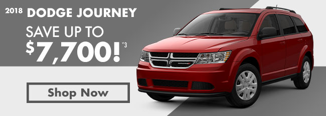 2018 Dodge Journey, Save up to $7,700