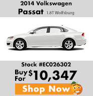 2014 Volkswagen Passat 1.8T Wolfsburg, Buy for $10,347