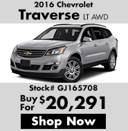 2016 Chevrolet Traverse LT AWD