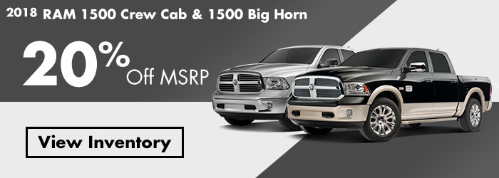 2018 RAM 1500 Crew Cab & 1500 Big Horn