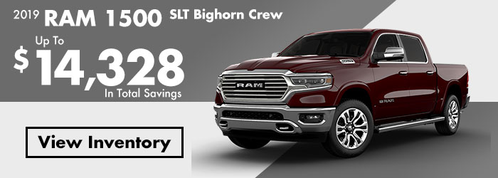 2019 RAM 1500 SLT Bighorn Crew