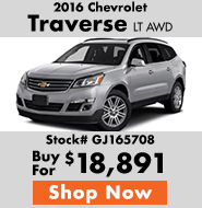 2016 Chevrolet Traverse LT AWD