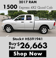 2017 RAM 1500 Express 4X2 Quad Cab