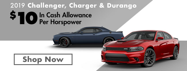 2019 Challenger, Charger & Durango