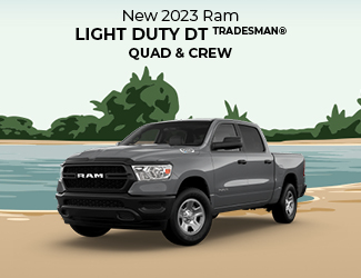 2023 RAM Light Duty DT Tradesman Quad and Crew