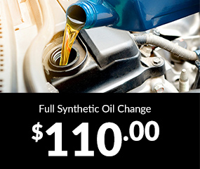 Synthetic Oil Change $59.95