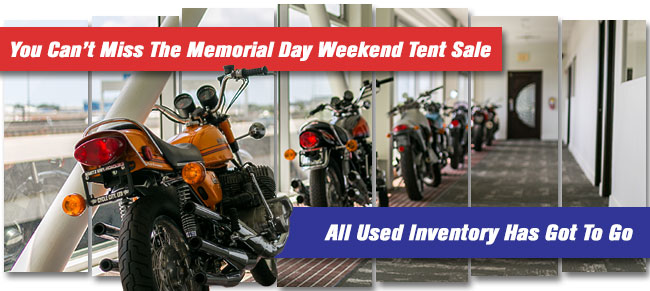 You Can’t Miss The Memorial Day Weekend Tent Sale