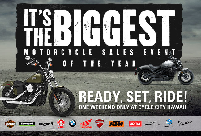 Ready. Set. Ride. One Weekend Only At Cycle City Hawaii