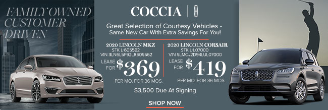 2020 Lincoln MKZ & 2020 Lincoln Corsair