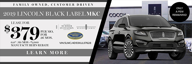 2019 Lincoln Black Label MKC