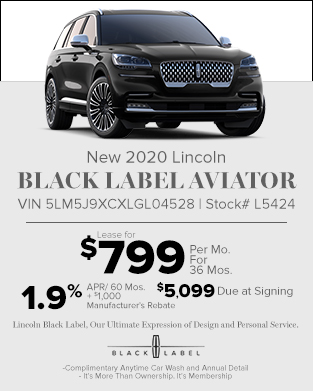 2020 Lincoln Black Label Aviator