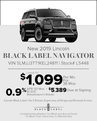 2019 Lincoln Black Label Navigator