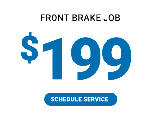 Front Brake job $199 off 