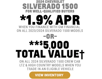 New Chevrolet Silverado offer