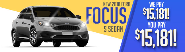 2018 Ford Focus S Sedan 