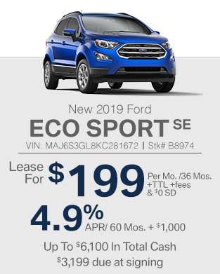 2019 Ford ECO SPORT SE