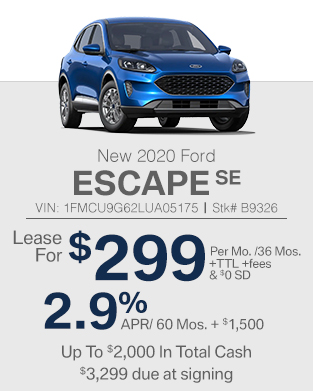 2020 Ford ESCAPE SE