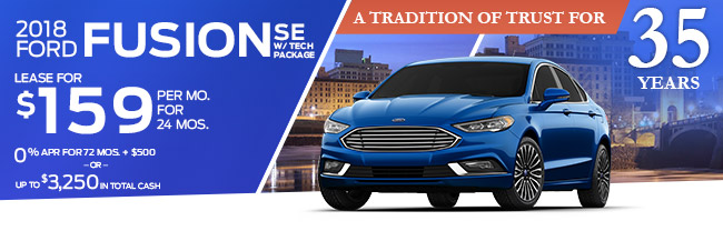 2018 Ford Fusion SE w/ Tech Package