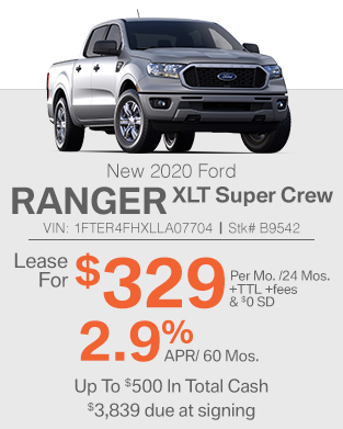  2020 Ford Ranger XLT SuperCrew