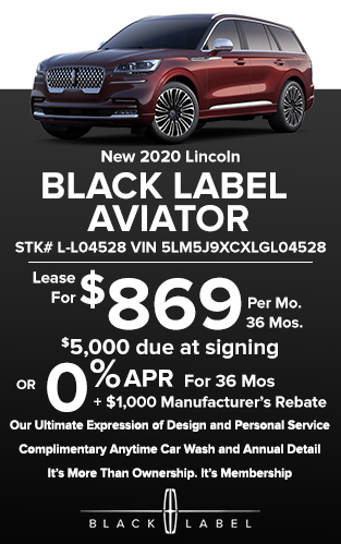 2020 Lincoln Black Label Aviator 