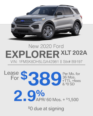 2019 Ford Explorer XLT 202A