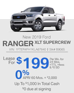 2019 Ford Ranger XLT SuperCrew