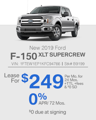 2019 Ford F-150 XLT SUPERCREW