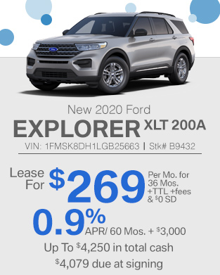 2019 Ford Explorer XLT 200A