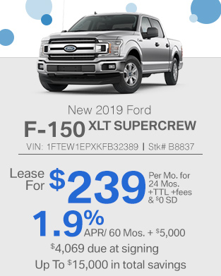 2019 Ford F-150 XLT SUPERCREW